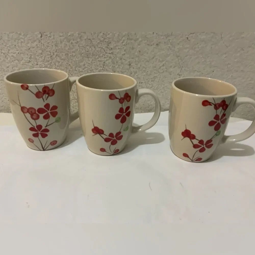 Pier 1 imports 3 pc Coffee Cup Mug Set